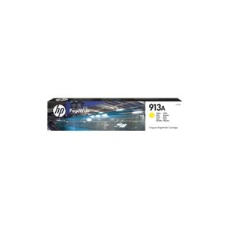 HP 913A - Yellow - original - PageWide - ink cartridge - for PageWide 352, MFP 377; PageWide Managed MFP P57750, P55250; PageWide Pro 452, 477, 552 - 0