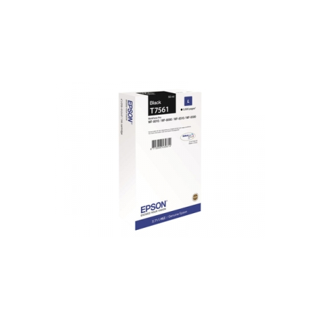 Epson T7561 - 50 ml - L size - black - original - ink cartridge - for WorkForce Pro WF-8010, WF-8090, WF-8090 D3TWC, WF-8510, WF-8590, WF-8590 D3TWFC - 0