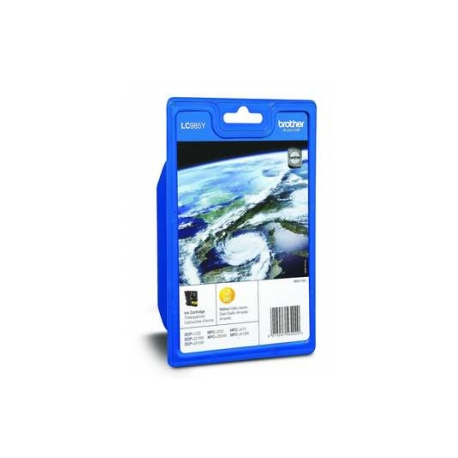 Brother LC985Y - Yellow - original - ink cartridge - for Brother DCP-J125, DCP-J140, DCP-J315, DCP-J515, MFC-J220, MFC-J265, MFC-J410, MFC-J415 - 0