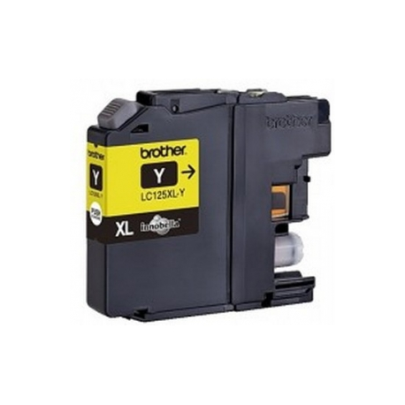 Brother LC125XLY - Super High Yield - yellow - original - ink cartridge - for Brother DCP-J4110, MFC-J4410, J4510, J4610, J4710, J6520, J6720, J6920 - 1