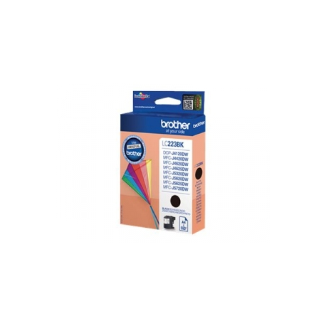 Brother LC223BK - Black - original - ink cartridge - for Brother DCP-J4120, J562, MFC-J4625, J480, J5320, J680, J880; Business Smart MFC-J4420 - 0