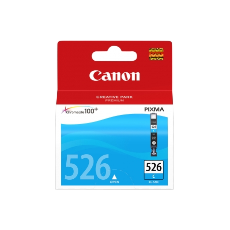 Canon CLI-526C - 9 ml - cyan - original - ink tank - for PIXMA iP4950, iX6550, MG5250, MG5350, MG6150, MG6250, MG8150, MG8250, MX715, MX885, MX895 - 0