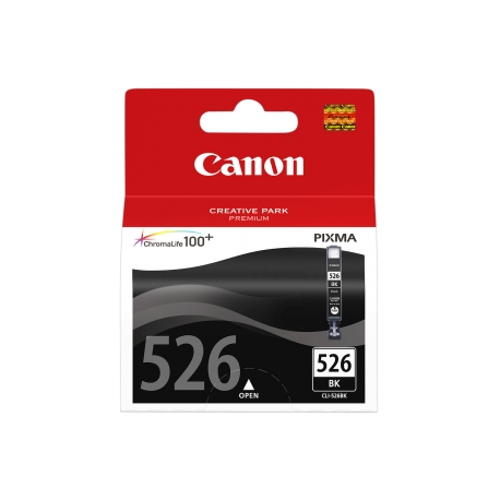 Canon CLI-526BK - Black - original - ink tank - for PIXMA iP4950, iX6550, MG5250, MG5350, MG6150, MG6250, MG8150, MG8250, MX715, MX885, MX895 - 0