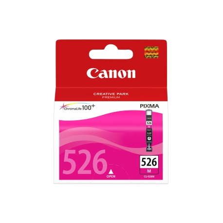 Canon CLI-526M - 9 ml - magenta - original - ink tank - for PIXMA iP4950, iX6550, MG5250, MG5350, MG6150, MG6250, MG8150, MG8250, MX715, MX885, MX895 - 0