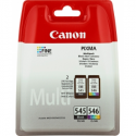 Canon PG-545 / CL-546 Multipack - 2-pack - black, colour (cyan, magenta, yellow) - original - blister with security - ink cartridge - for PIXMA TR4551, TR4650, TR4651, TS3350, TS3351, TS3352, TS3355, TS3450, TS3451, TS3452