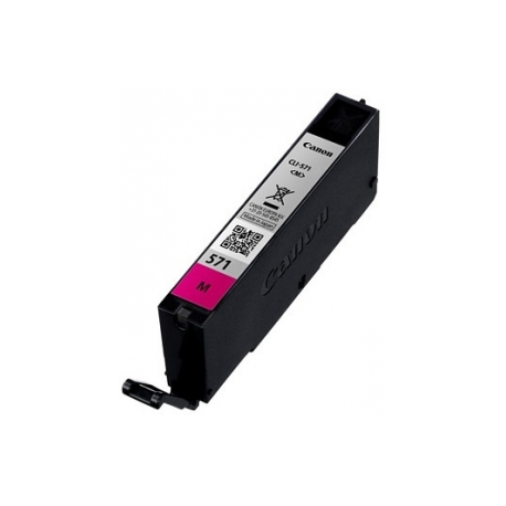 Canon CLI-571M - 7 ml - magenta - original - ink tank - for PIXMA TS5051, TS5053, TS5055, TS6050, TS6051, TS6052, TS8051, TS8052, TS9050, TS9055 - 3