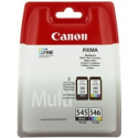 Canon PG-545 XL / CL-546XL Photo Value Pack - Black, yellow, cyan, magenta, colour (cyan, magenta, yellow) - original - ink tank / paper kit - for PIXMA TR4551, TR4650, TR4651, TS3350, TS3351, TS3352, TS3355, TS3450, TS3451, TS3452