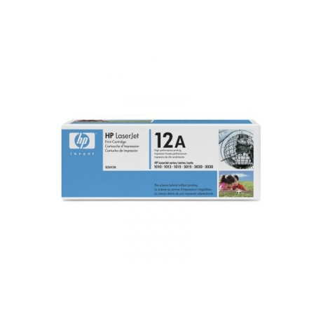 HP 12A - Black - original - LaserJet - toner cartridge (Q2612A) - for LaserJet 10XX, 30XX, M1005, M1319 - 4