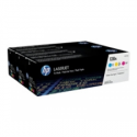 HP 128A - 3-pack - yellow, cyan, magenta - original - LaserJet - toner cartridge (CF371AM) - for Color LaserJet Pro CP1525n, CP1525nw; LaserJet Pro CM1415fn, CM1415fnw