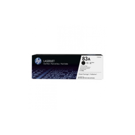 HP 83A - 2-pack - black - original - LaserJet - toner cartridge (CF283AD) - for LaserJet Pro M201, MFP M125, MFP M127, MFP M225 - 0