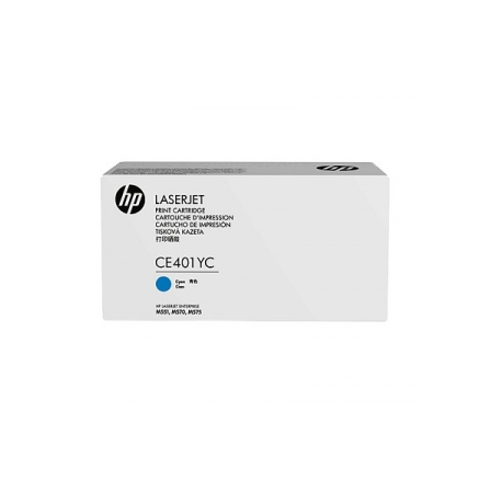 HP 507Y - High capacity - cyan - original - LaserJet - toner cartridge (CE401YC) Contract - for LaserJet Enterprise MFP M575; LaserJet Enterprise Flow MFP M575; LaserJet Pro MFP M570 - 0