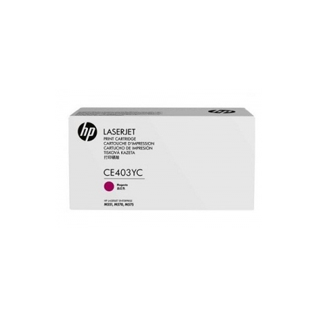 HP 507Y - High capacity - magenta - original - LaserJet - toner cartridge (CE403YC) Contract - for LaserJet Enterprise MFP M575; LaserJet Enterprise Flow MFP M575; LaserJet Pro MFP M570 - 0