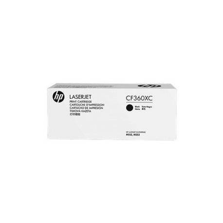 HP 508X - High Yield - black - original - LaserJet - toner cartridge (CF360X) - 0