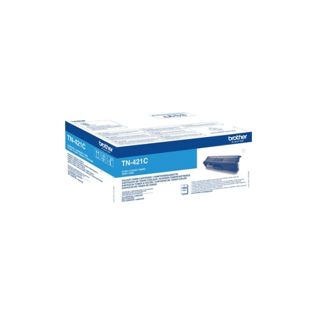 Brother TN421C - Cyan - original - toner cartridge - for Brother DCP-L8410, HL-L8260, HL-L8360, MFC-L8690, MFC-L8900 - 0