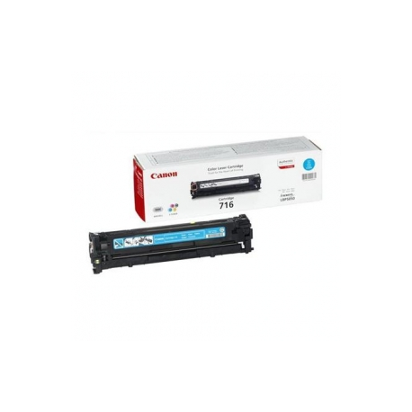 Canon 716 Cyan - Cyan - original - toner cartridge - for i-SENSYS LBP5050, LBP5050N, MF8030CN, MF8040Cn, MF8050CN, MF8080Cw - 0