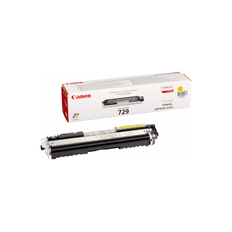 Canon 729 Y - Yellow - original - toner cartridge - for i-SENSYS LBP7010C, LBP7018C - 1