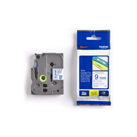 Brother TZe-223 - Blue on white - Roll (0.9 cm x 8 m) 1 cassette(s) laminated tape - for Brother PT-D210, D600, H110, P750, P950; P-Touch Cube PT-P300; P-Touch Cube Pro PT-P910 - 0