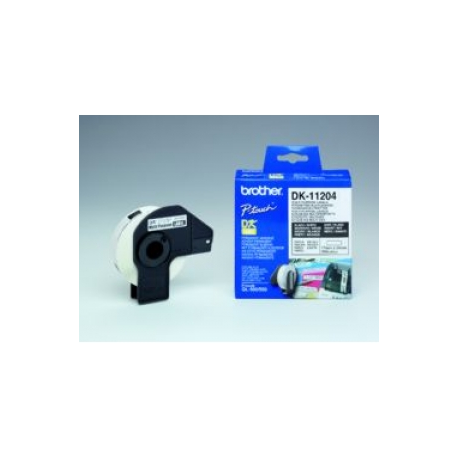 Brother DK-11204 - multi-purpose labels - 400 label(s) - 17 x 54 mm - 0