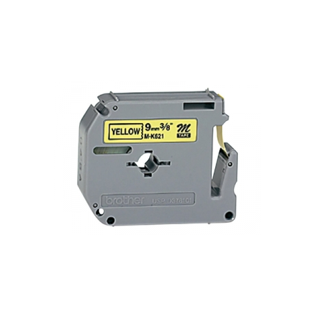 Brother M-K621BZ - Black on yellow - Roll (0.9 cm x 8 m) 1 cassette(s) non-laminated tape - for P-Touch PT-55, PT-65, PT-75, PT-85, PT-90, PT-BB4 - 2