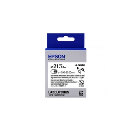 Epson LabelWorks LK-7WBA21 - Black on white - Roll (3.6 cm x 3 m) 1 roll(s) tube - for LabelWorks LW-1000, LW-300, LW-400, LW-600, LW-700, LW-Z5000, LW-Z5010, LW-Z900 - 1