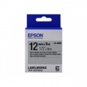 Epson LabelWorks LK-4SBM - Black on metallic silver - Roll (1.2 cm x 9 m) 1 cassette(s) label tape - for LabelWorks LW-1000, 300, 400, 600, 700, 900, K400, Z5000, Z5010, Z700, Z710, Z900