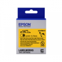 Epson LabelWorks LK-6YBA14 - Black on yellow - Roll (1.4 cm x 2.5 m) 1 roll(s) tube - for LabelWorks LW-1000, 300, 400, 600, 700, 900, Z5000, Z5010, Z700, Z710, Z900
