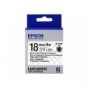 Epson LabelWorks LK-5TBN - Black on clear - Roll (1.8 cm x 9 m) 1 cassette(s) label tape - for LabelWorks LW-1000, 400, 600, 700, 900, K400, Z5000, Z5010, Z700, Z710, Z900