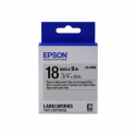 Epson LabelWorks LK-5SBE - Black on matte silver - Roll (1.8 cm x 9 m) 1 cassette(s) label tape - for LabelWorks LW-1000, 400, 600, 700, 900, K400, Z5000, Z5010, Z700, Z710, Z900