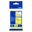Brother TZe-S631 - Extra strength adhesive - black on yellow - Roll (1.2 cm x 8 m) 1 cassette(s) laminated tape - for Brother PT-D210, D600, H110; P-Touch PT-1005, 1880, E800, H110; P-Touch Cube Plus PT-P710