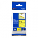 Brother TZe-S651 - Extra strength adhesive - black on yellow - Roll (2.4 cm x 8 m) 1 cassette(s) laminated tape - for Brother PT-D600; P-Touch PT-3600, D800, E550, E800, P750, P900, P950; P-Touch EDGE PT-P750