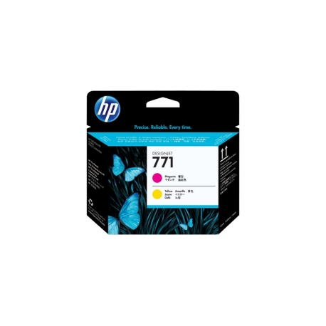 HP 771 - Yellow, magenta - printhead - for DesignJet Z6200, Z6600 Production Printer, Z6800 Photo Production - 1