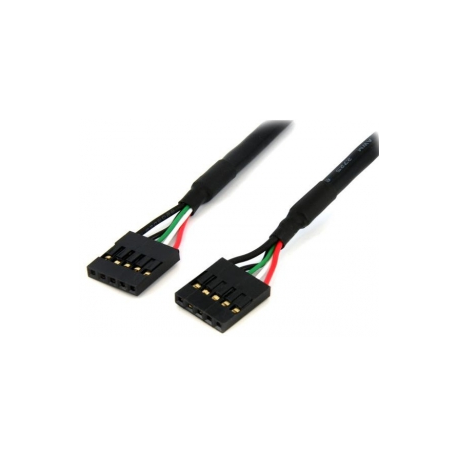 StarTech.com 5 Pin USB 2.0 Header - 18 in USB IDC Motherboard Header Cable - F / F (USBINT5PIN) - USB cable - 5 pin IDC (F) to 5 pin IDC (F) - USB 2.0 - 45.7 cm - black - 2