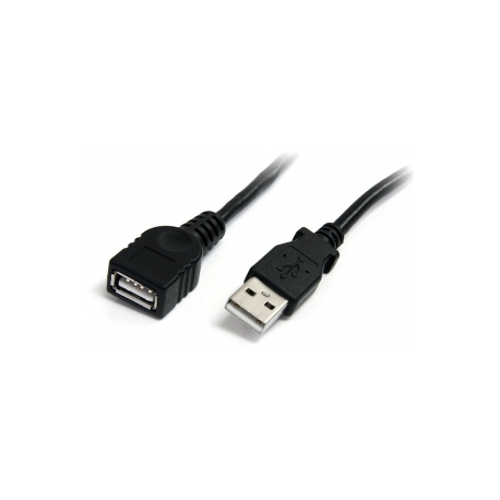 StarTech.com 6 ft Black USB 2.0 Extension Cable A to A - M / F - USB extension cable - USB (M) to USB (F) - USB 2.0 - 6 ft - black - USBEXTAA6BK - USB extension cable - USB (M) to USB (F) - USB 2.0 - 1.8 m - black - for P / N: 35FCREADBK3, ICUSB2321F, ICUSB232V2, LTUB1MBK, MSDREADU2OTG, ST4200MINI2, UUSBOTG - 4