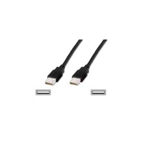 ASSMANN - USB cable - USB (M) to USB (M) - USB 2.0 - 5 m - molded - black - 0