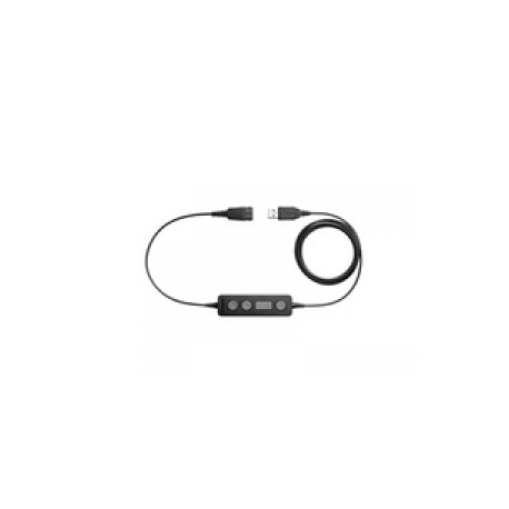 Jabra LINK 260 - Headset adapter - USB male to Quick Disconnect - for BIZ 2300 Duo, 2300 MS QD Mono, 2300 QD Mono, 2400 Duo, 2400 Mono Headband - 0