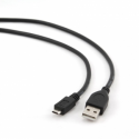 Cablexpert - USB cable - Micro-USB Type B (M) to USB (M) - 3 m - molded - black