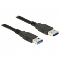Delock - USB cable - USB Type A (M) to USB Type A (M) - USB 3.0 - 1.5 m - black