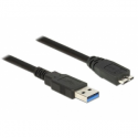 DeLOCK - USB cable - USB Type A (M) to Micro-USB Type B (M) - USB 3.0 - 2 m - black