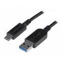 StarTech.com 3 ft 1m USB to USB C Cable - USB 3.1 10Gpbs - USB-IF Certified (USB31AC1M) - USB cable - USB-C (M) to USB Type A (M) - USB 3.1 - 1 m - black - for P / N: DKM30CHDPD, HB31C2A2CME, HB31C3A1CME, PEXUSB312A1C1H, PEXUSB312A2C2V, PEXUSB314A2V2