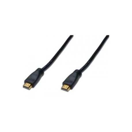 ASSMANN HDMI High Speed - HDMI cable - HDMI male to HDMI male - 15 m - double shielded - black - 0