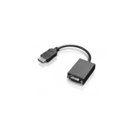 Lenovo - Adapter - HDMI male to HD-15 (VGA) female - 20 cm - for ThinkCentre M80t Gen 3; ThinkCentre neo 50; ThinkPad T14s Gen 3; V50t Gen 2-13 - 0