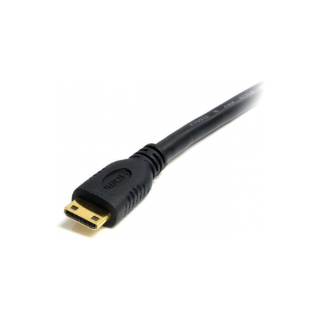 StarTech.com 1m High Speed HDMI Cable with Ethernet HDMI to HDMI Mini - HDMI cable with Ethernet - HDMI male to mini HDMI male - 1 m - shielded - black - 2
