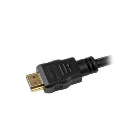 StarTech.com 0.5m High Speed HDMI Cable - Ultra HD 4k x 2k HDMI Cable - HDMI to HDMI M / M - 50cm HDMI 1.4 Cable - Audio / Video Gold-Plated (HDMM50CM) - HDMI cable - HDMI male to HDMI male - 50 cm - shielded - black - 3