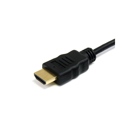 StarTech.com 3m High Speed HDMI® Cable with Ethernet - HDMI to HDMI Micro - M / M - 3 Meter HDMI (A) to HDMI Micro (D) Cable (HDADMM3M) - HDMI cable with Ethernet - HDMI male to micro HDMI male - 3 m - shielded - black - 1