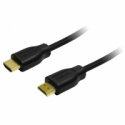 LogiLink High Speed with Ethernet - HDMI cable with Ethernet - HDMI male to HDMI male - 15 m