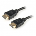 Gembird CC-HDMI4-0.5M - HDMI cable with Ethernet - HDMI male to HDMI male - 50 cm - shielded twisted pair (STP) - black