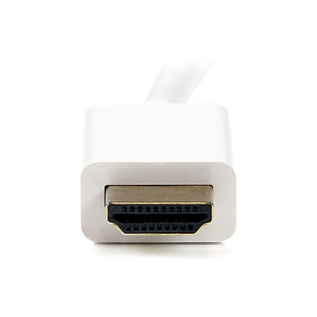 StarTech.com 3m / 10 ft CL3 Rated HDMI Cable with Ethernet, In Wall Rated HDMI Cable 4K 30Hz, UHD High Speed HDMI Cable 10.2 Gbps Bandwidth, 4K Ultra HD HDMI 1.4 Video  /  Display Cable, 30AWG - Long White HDMI Cable - HDMI cable - HDMI male to HDMI male - 3 m - double shielded - white - 2