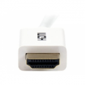 StarTech.com 7m / 23 ft CL3 Rated HDMI Cable with Ethernet, In Wall Rated HDMI Cable 4K 30Hz, UHD High Speed HDMI Cable 10.2 Gbps Bandwidth, 4K Ultra HD HDMI 1.4 Video  /  Display Cable, 30AWG - Long White HDMI Cable - HDMI cable - HDMI male to HDMI male - 7 m - double shielded - white