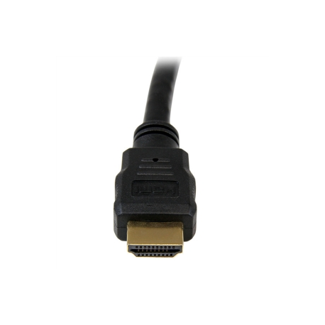 StarTech.com 0.3m 1ft Short High Speed HDMI Cable - Ultra HD 4k x 2k HDMI Cable - HDMI M / M - 30cm HDMI 1.4 Cable - Audio / Video Gold-Plated (HDMM30CM) - HDMI cable - HDMI male to HDMI male - 30 cm - double shielded - black - 2