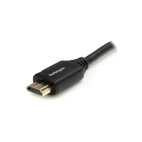 StarTech.com StarTech.com Premium Certified High Speed HDMI 2.0 Cable with Ethernet - 10ft 3m - Ultra HD 4K 60Hz - 10 feet HDMI Male to Male Cord - 30AWG (HDMM3MP) - HDMI cable with Ethernet - HDMI male to HDMI male - 3 m - black - for P / N: EXTEND-HDMI-4K40C6P1, KITBXAVHDPEU, KITBXAVHDPUK, KITBXDOCKPEU, KITBXDOCKPUK - 3
